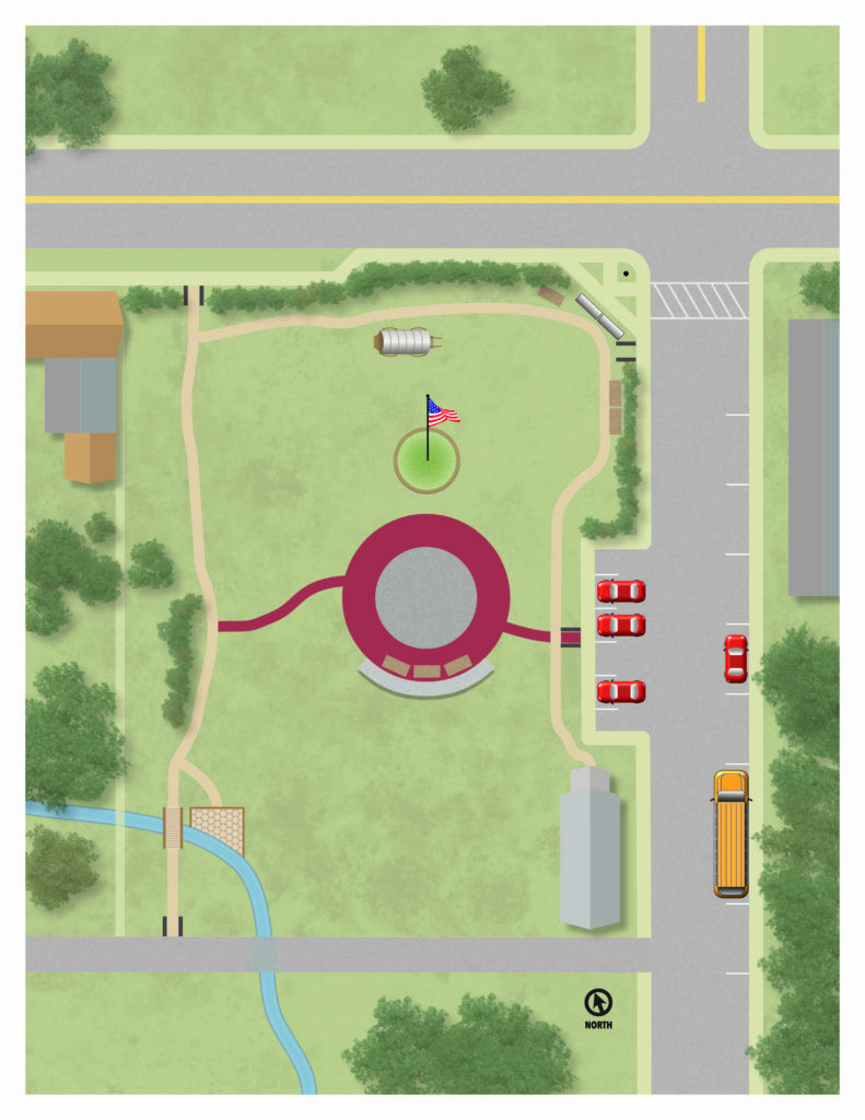 Map of a proposed park in Sharpsburg, Maryland